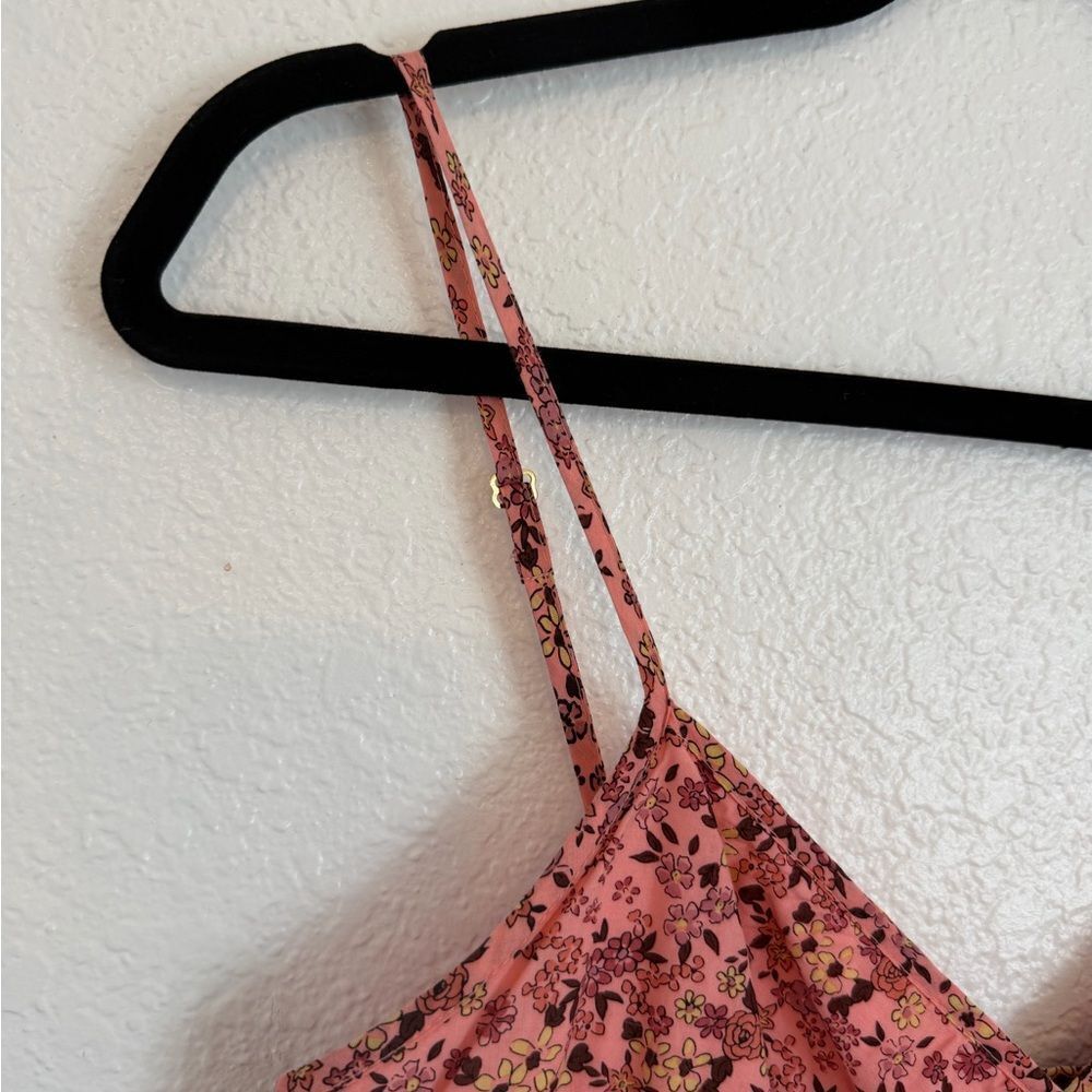 Vintage retro Betsey Johnson Pink Floral Mini boho summer 90s grunge cottagecore - Picture 5 of 11